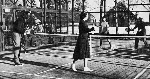 Imagine teren de padel, începutul sportului padel