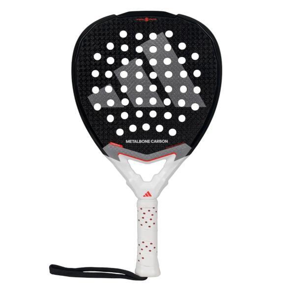 Racheta de padel, Adidas metalbone carbon, 3.4, negru-gri, vedere din fata