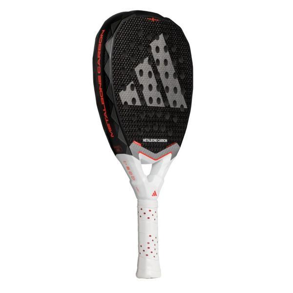 Racheta de padel, Adidas metalbone carbon, 3.4, negru-gri, vedere din lateral