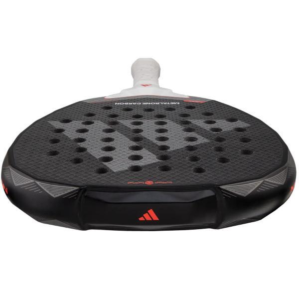 Racheta de padel, Adidas metalbone carbon, 3.4, negru-gri, vedere de sus