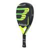 Racheta de padel, Bullpadel raider pwr, negru cu galben electric, vedere din lateral