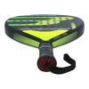 Racheta de padel, Bullpadel raider pwr, negru cu galben electric, vedere de sus