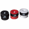 3 overgripuri padel Adidas, perforate, negru, rosu, alb