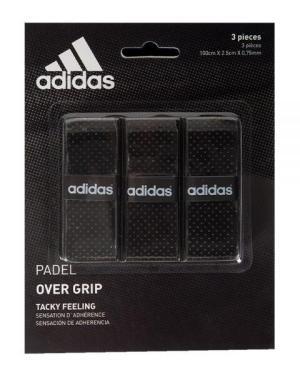 set de trei overgripuri negre, adidas