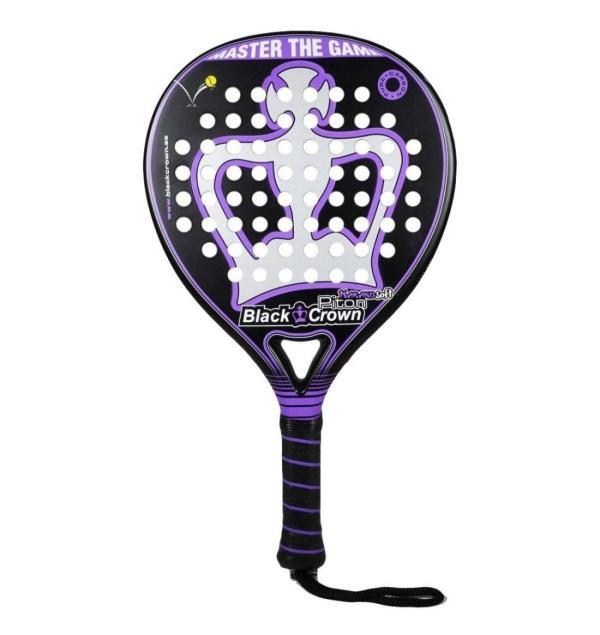 Racheta de padel Black Crown Piton Nakano Soft, vedere din fata