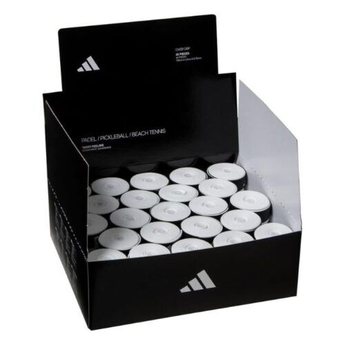 Cutie 45 overgrips padel Adidas, albe, perforate