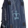 Geanta Black Crown Ultimate Pro 2.0 albastru, vedere din lateral logo
