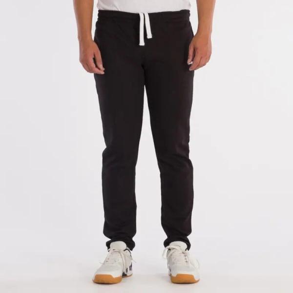 Pantaloni sport sau de padel, lungi, negri, vibora, vedere din fata