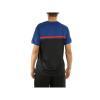 Tricou de padel sau sport, pentru barbati, negru cu albastru, Vibora, vedere din spate