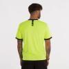 Tricou de padel sau sport, pentru barbati, galben electric cu negru, Vibora, vedere din spate