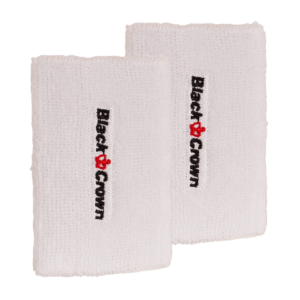 SET 2 MANȘETE LUNGI BLACK CROWN ALBE